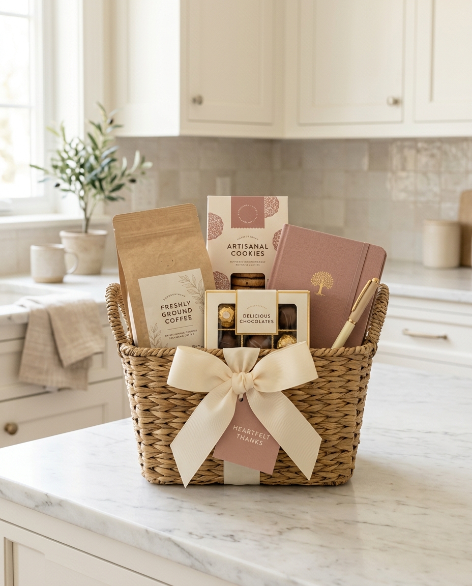 Coffee & a Little Inspiration — gift basket by Brenda's Gift Baskets